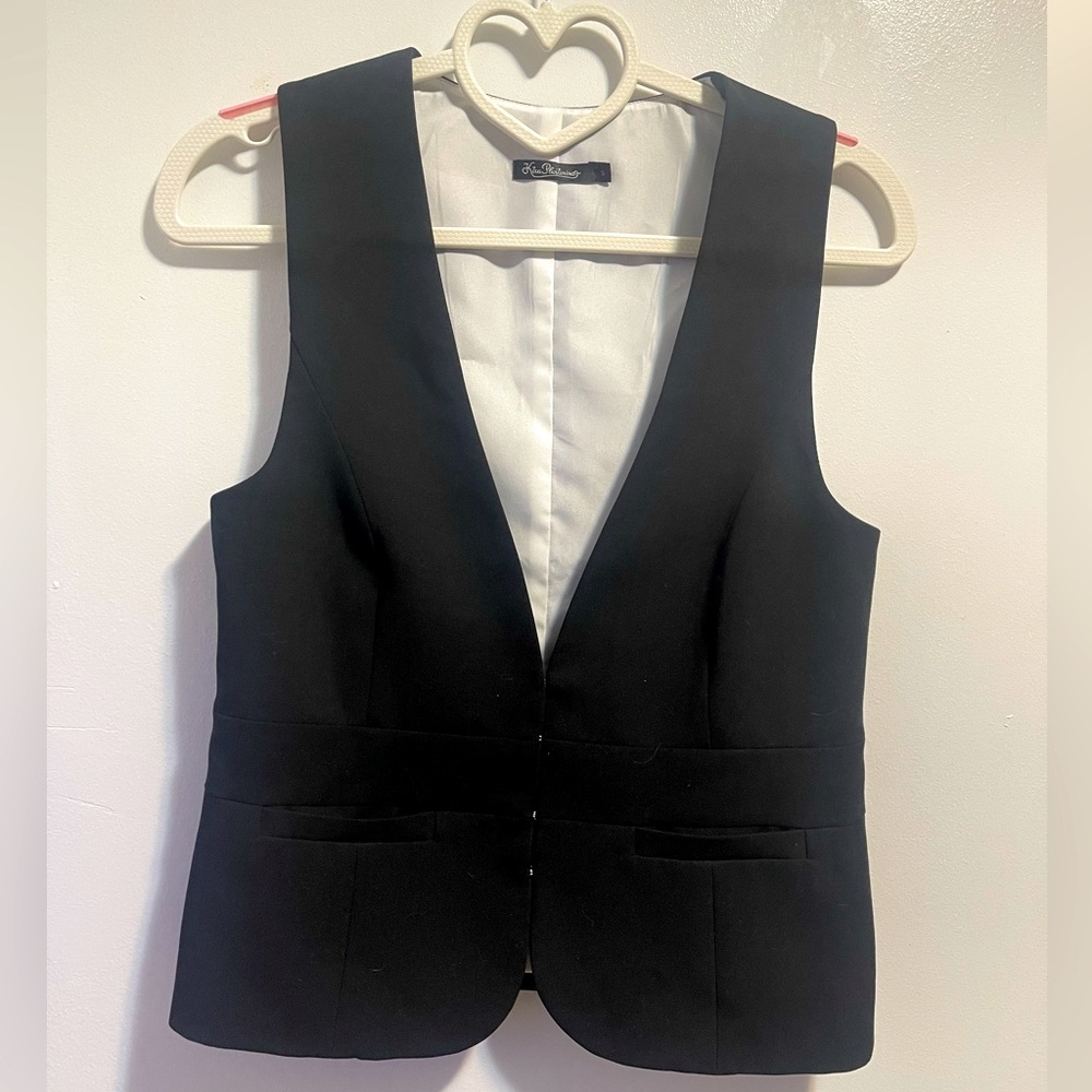 Kira Plastinina Blazer Vest with Bow Detail